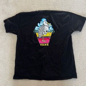 Vans Shirt XXL size Black Good condition short sleeve